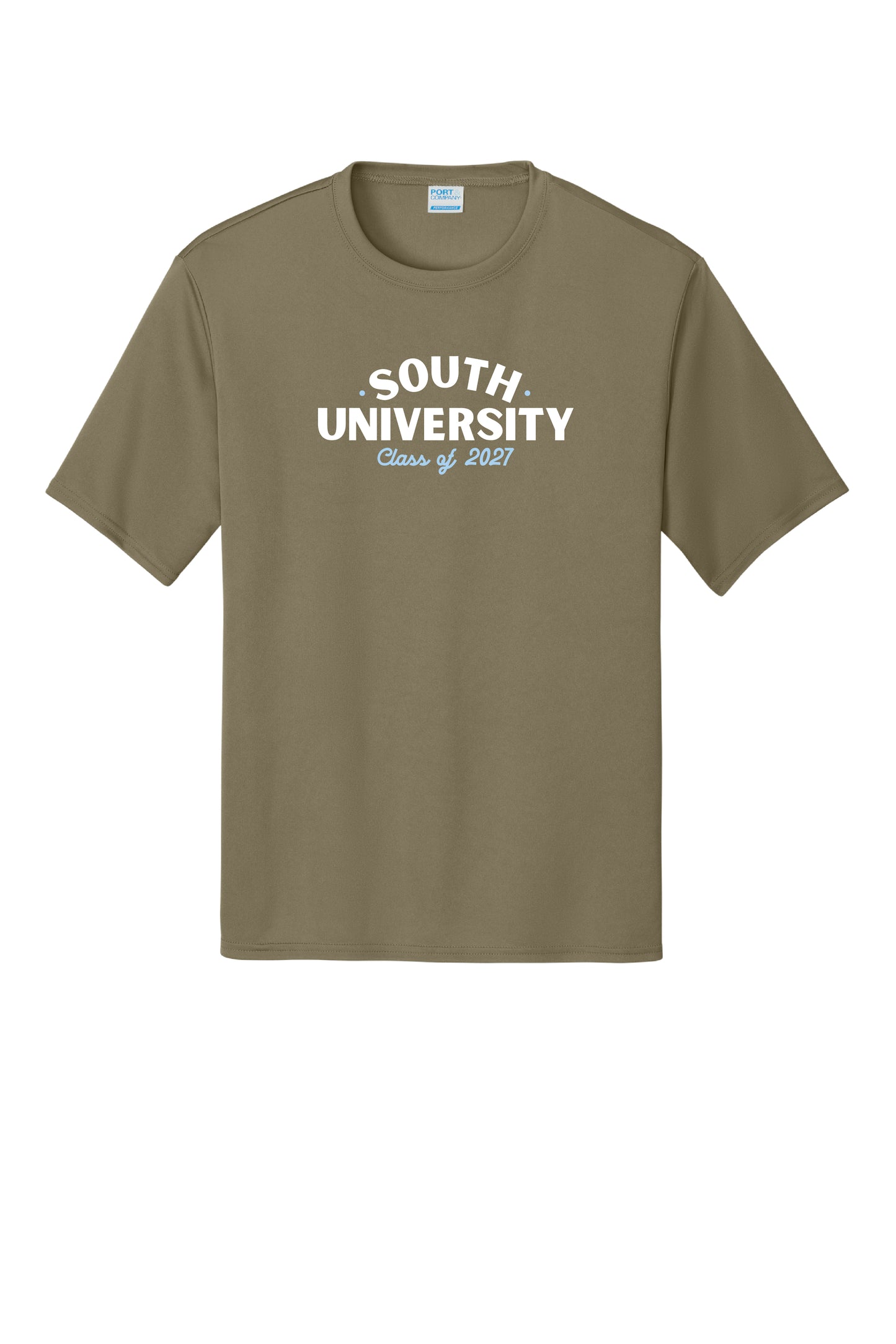 "SOUTH UNIVERSITY CLASS OF 2027" DRI-FIT TEE