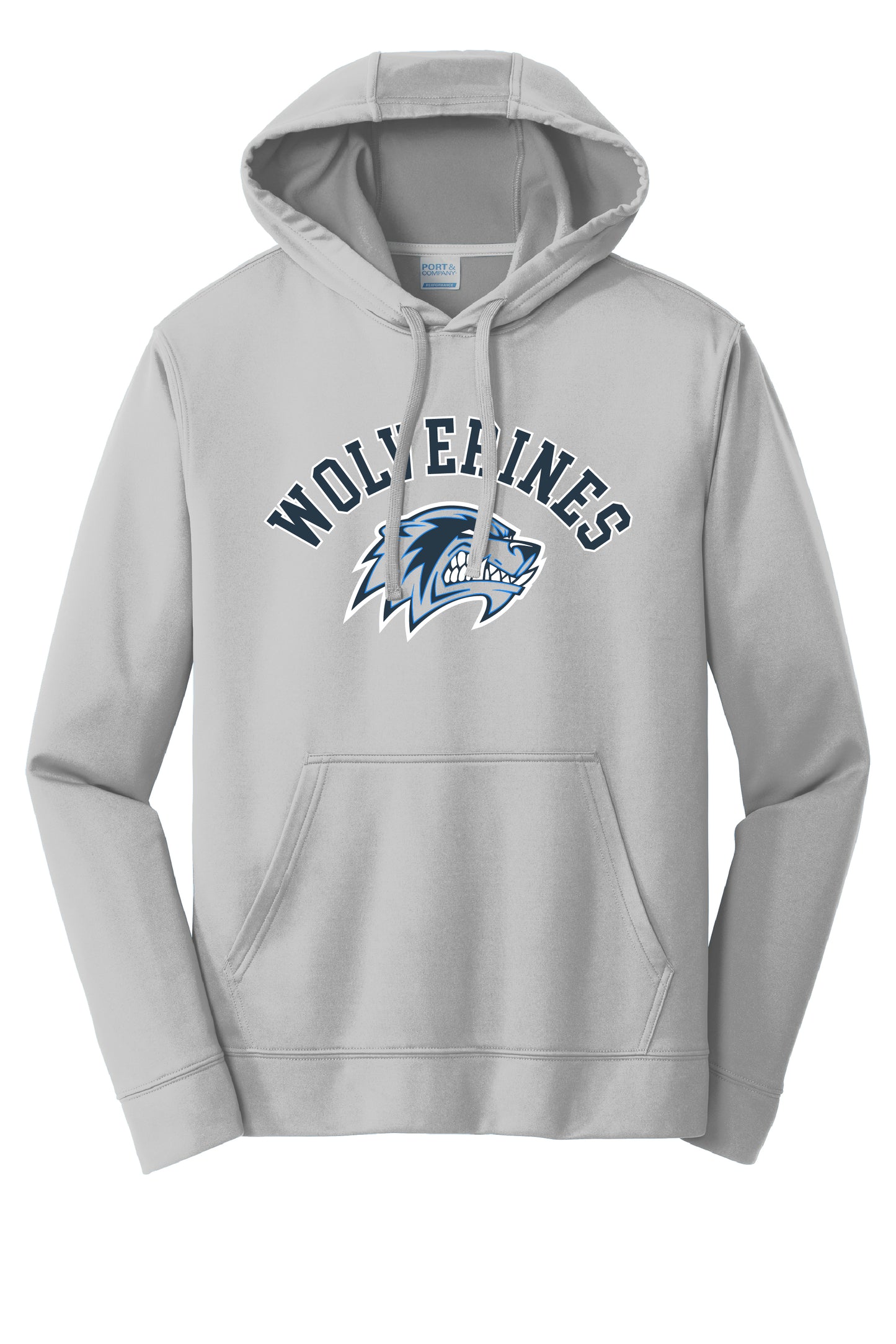 WOLVERINES LOGO POLYESTER HOODIE