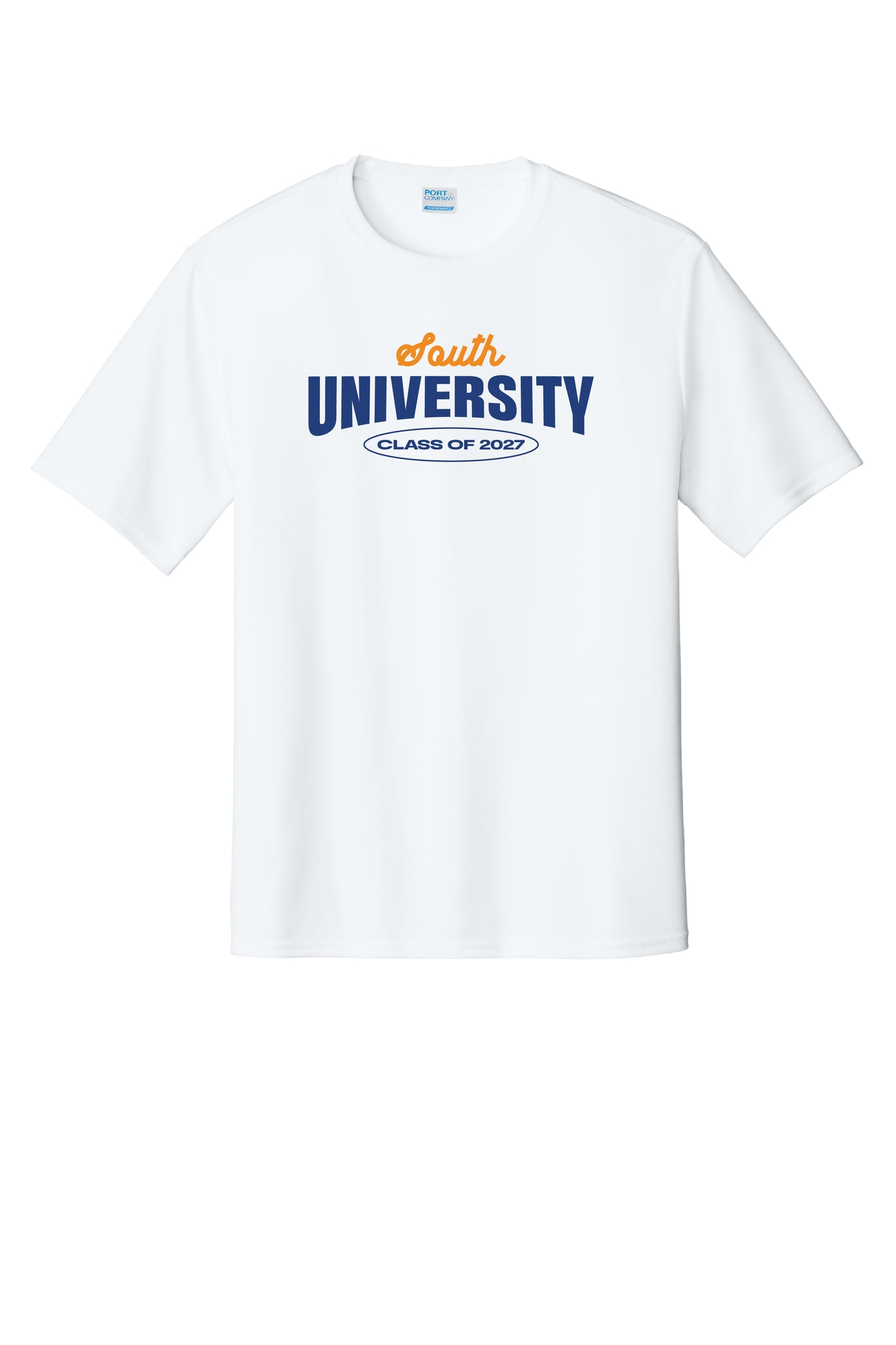 "SOUTH UNIVERSITY CLASS OF 2027" DRI-FIT TEE