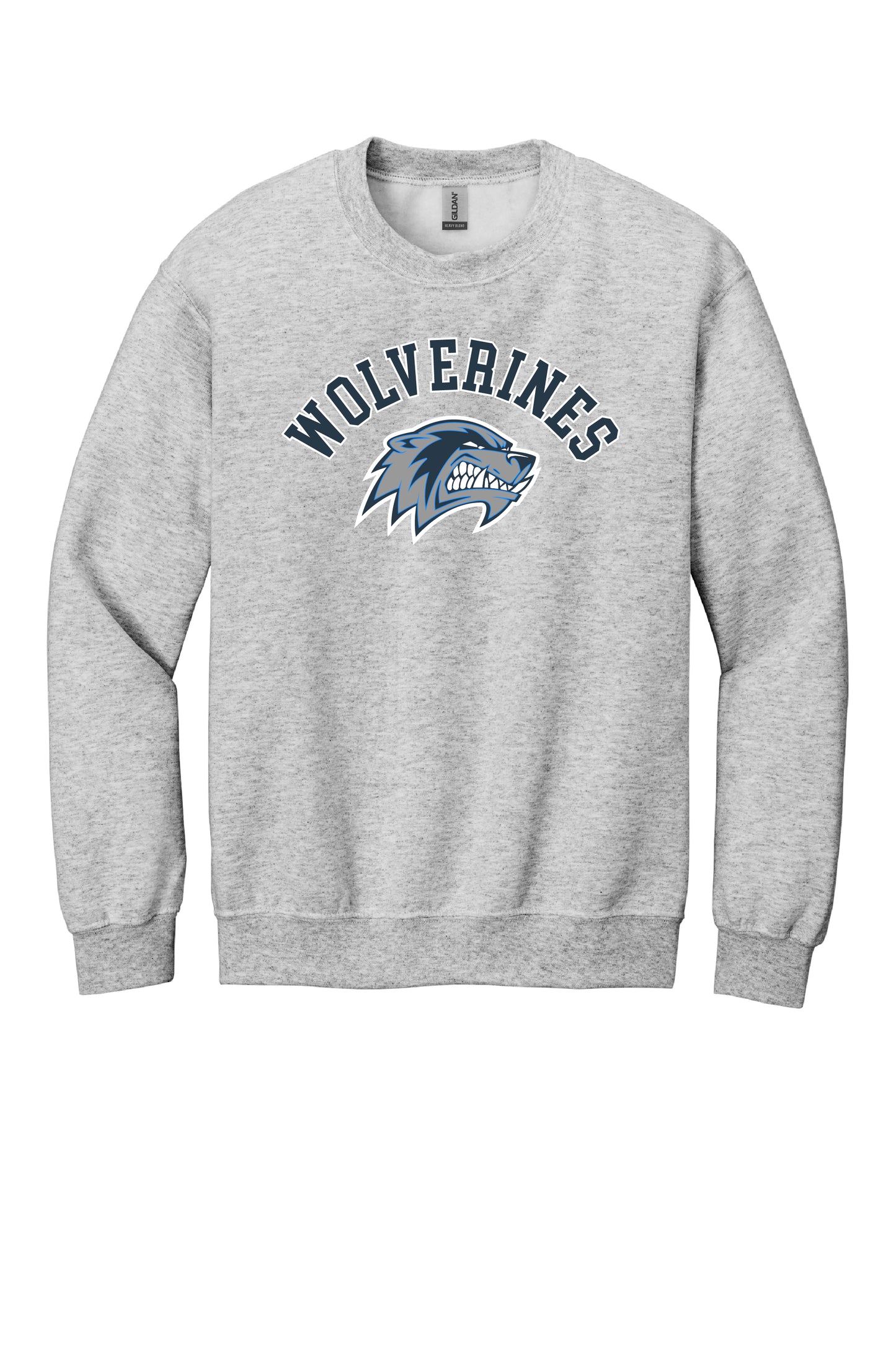 WOLVERINES LOGO COTTON BLEND CREWNECK