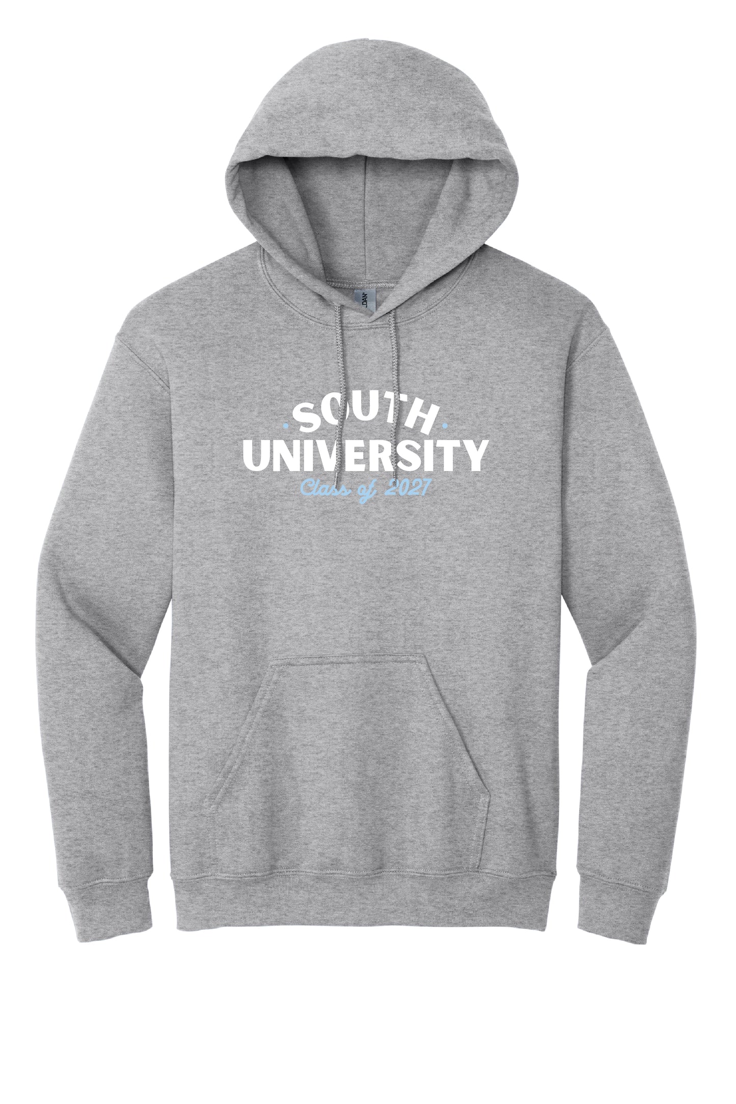 "SOUTH UNIVERSITY CLASS OF 2027" COTTON BLEND HOODIE