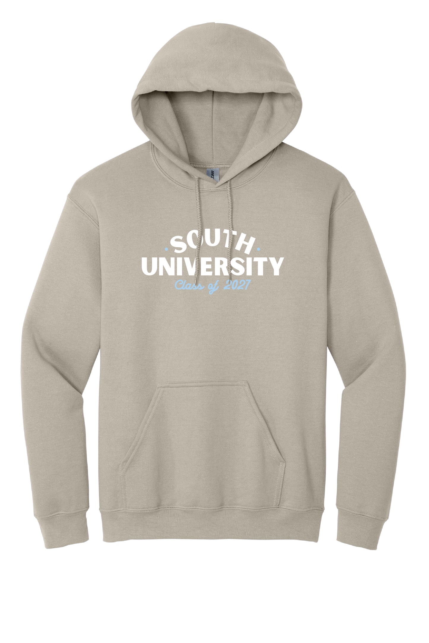 "SOUTH UNIVERSITY CLASS OF 2027" COTTON BLEND HOODIE