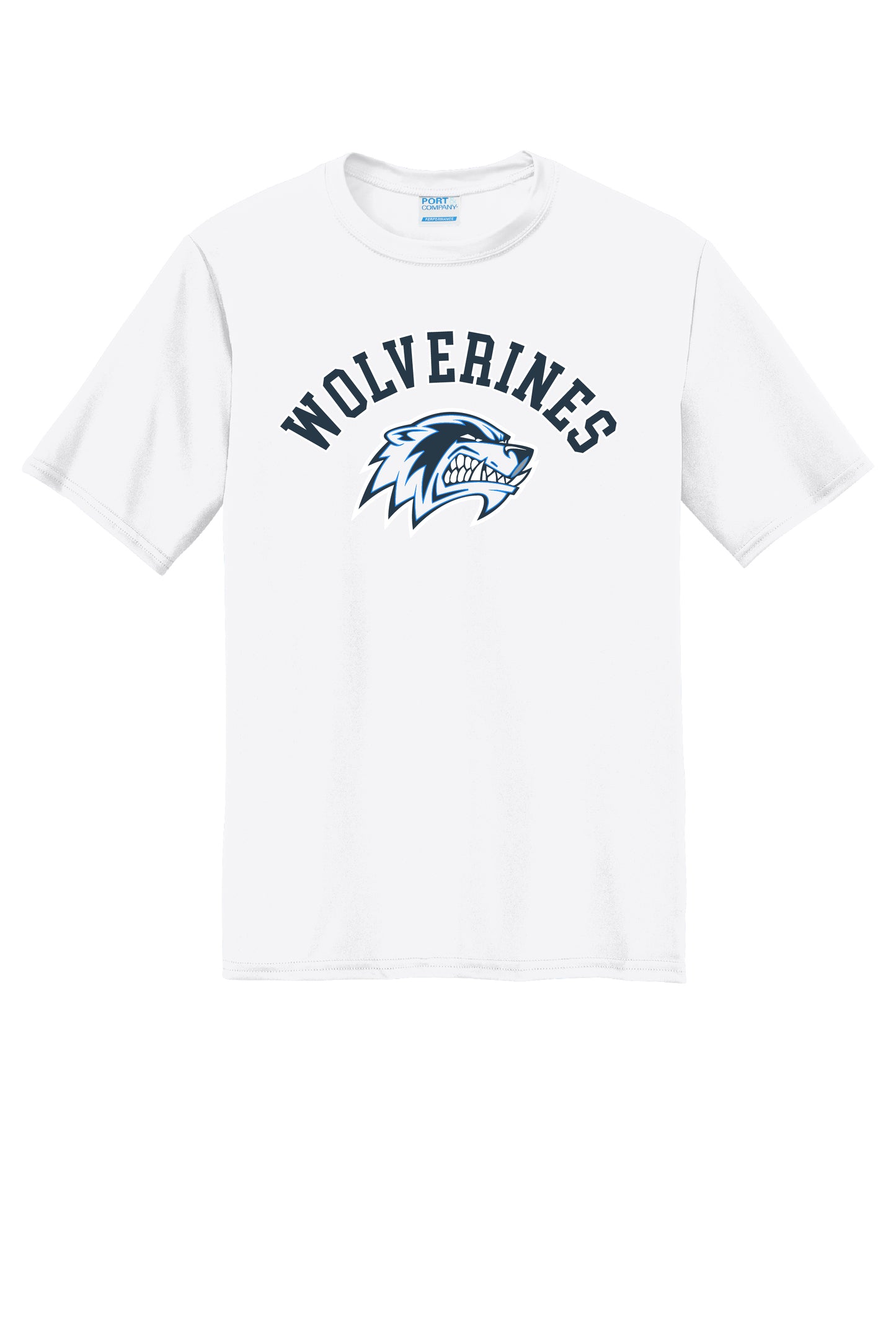 WOLVERINES LOGO S/S DRI-FIT TEE