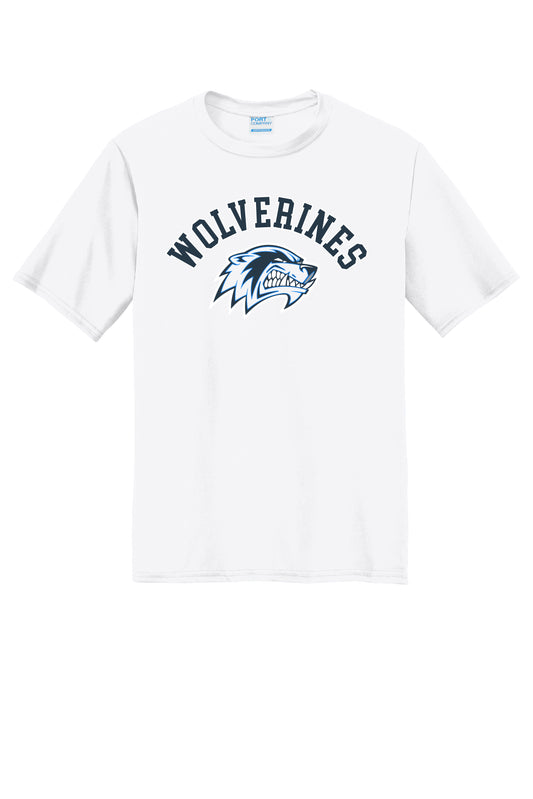 WOLVERINES LOGO S/S DRI-FIT TEE