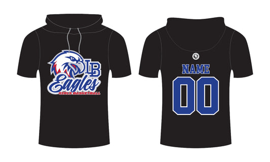 LB EAGLES CUSTOM SUBLIMATION S/S HOODED TEE