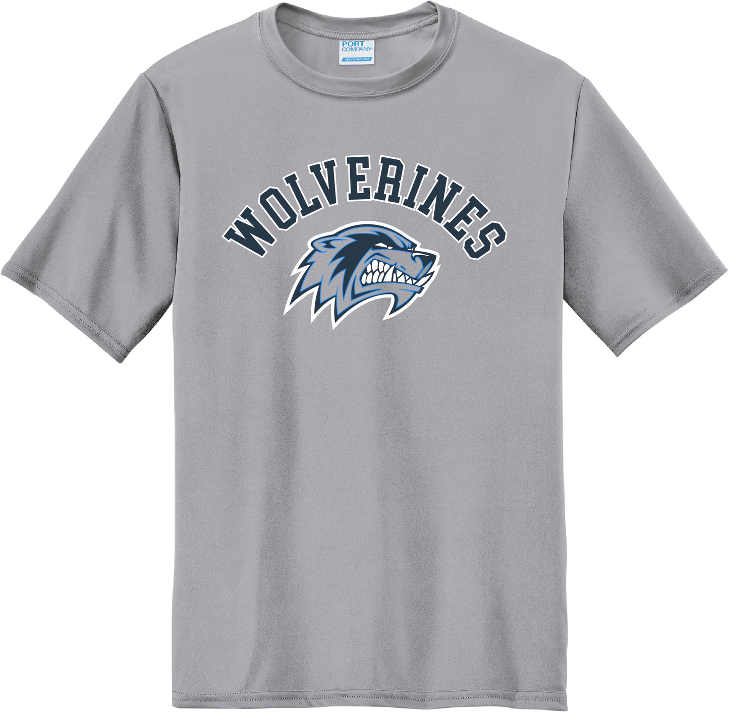 WOLVERINES LOGO S/S DRI-FIT TEE