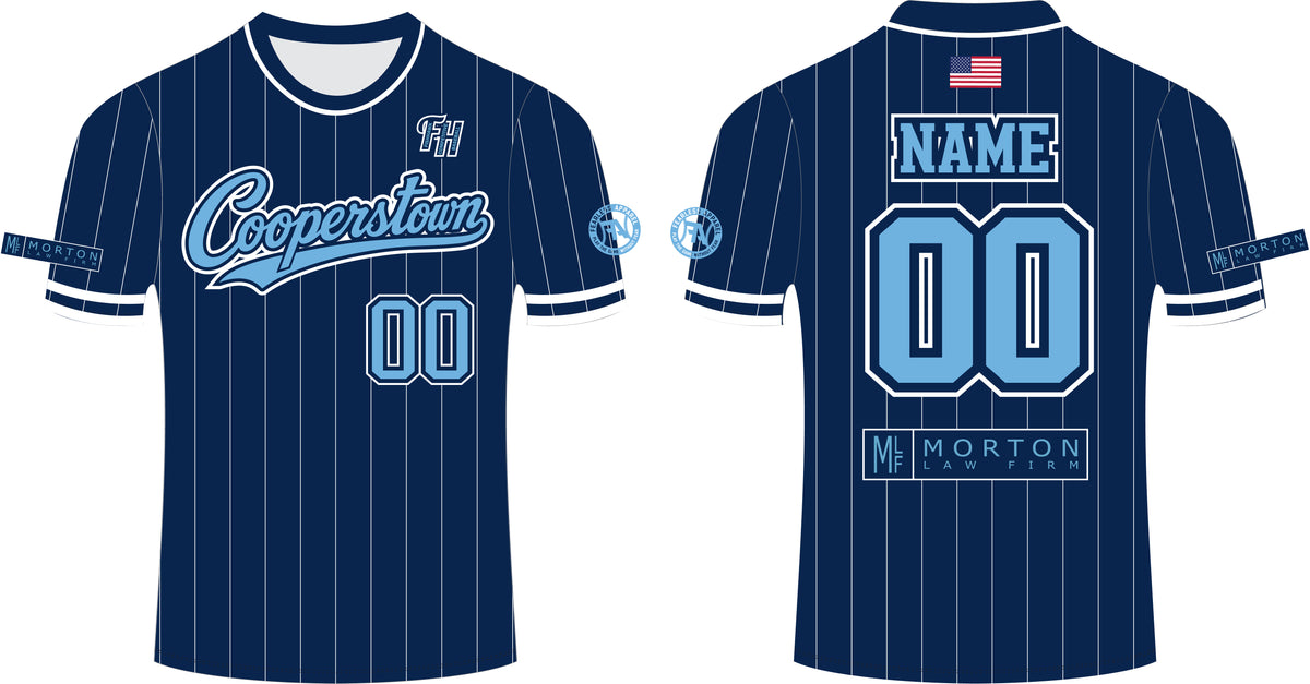 WOLVERINES COOPERSTOWN SUBLIMATION PRINT JERSEY