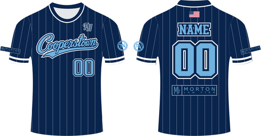 WOLVERINES COOPERSTOWN SUBLIMATION PRINT JERSEY