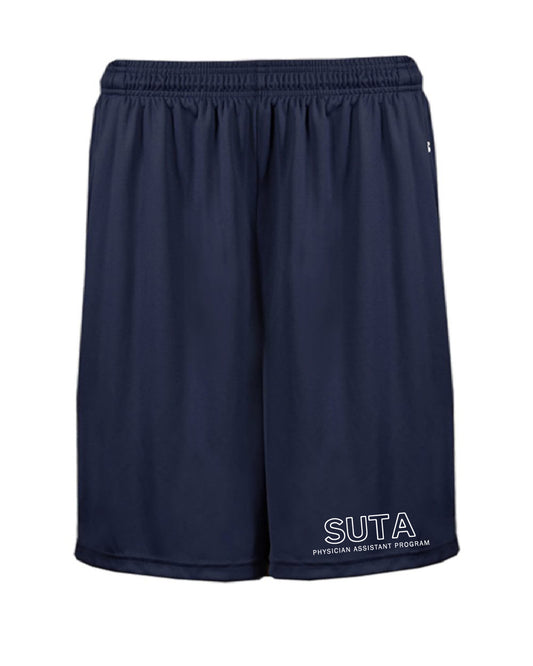 SUTA Men's 7" Pocketed Shorts (Navy)