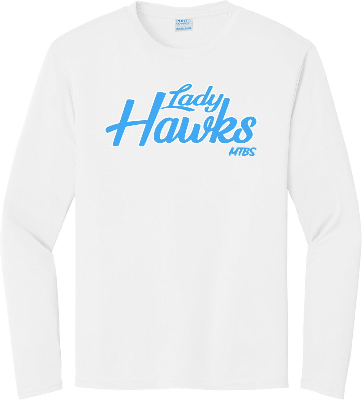 LADY HAWKS LOGO L/S DRI-FIT TEE
