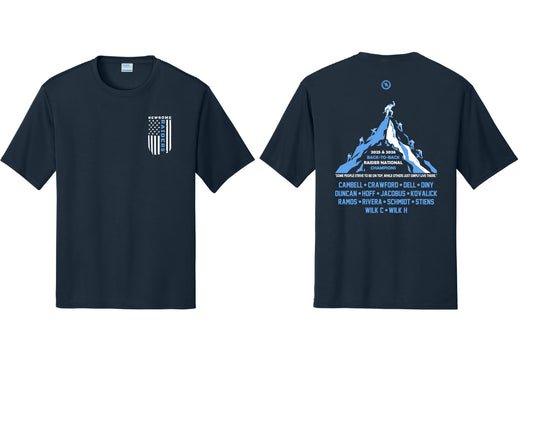 NEWSOME RAIDERS BACK-TO-BACK STATE CHAMPS DRIFIT TEE