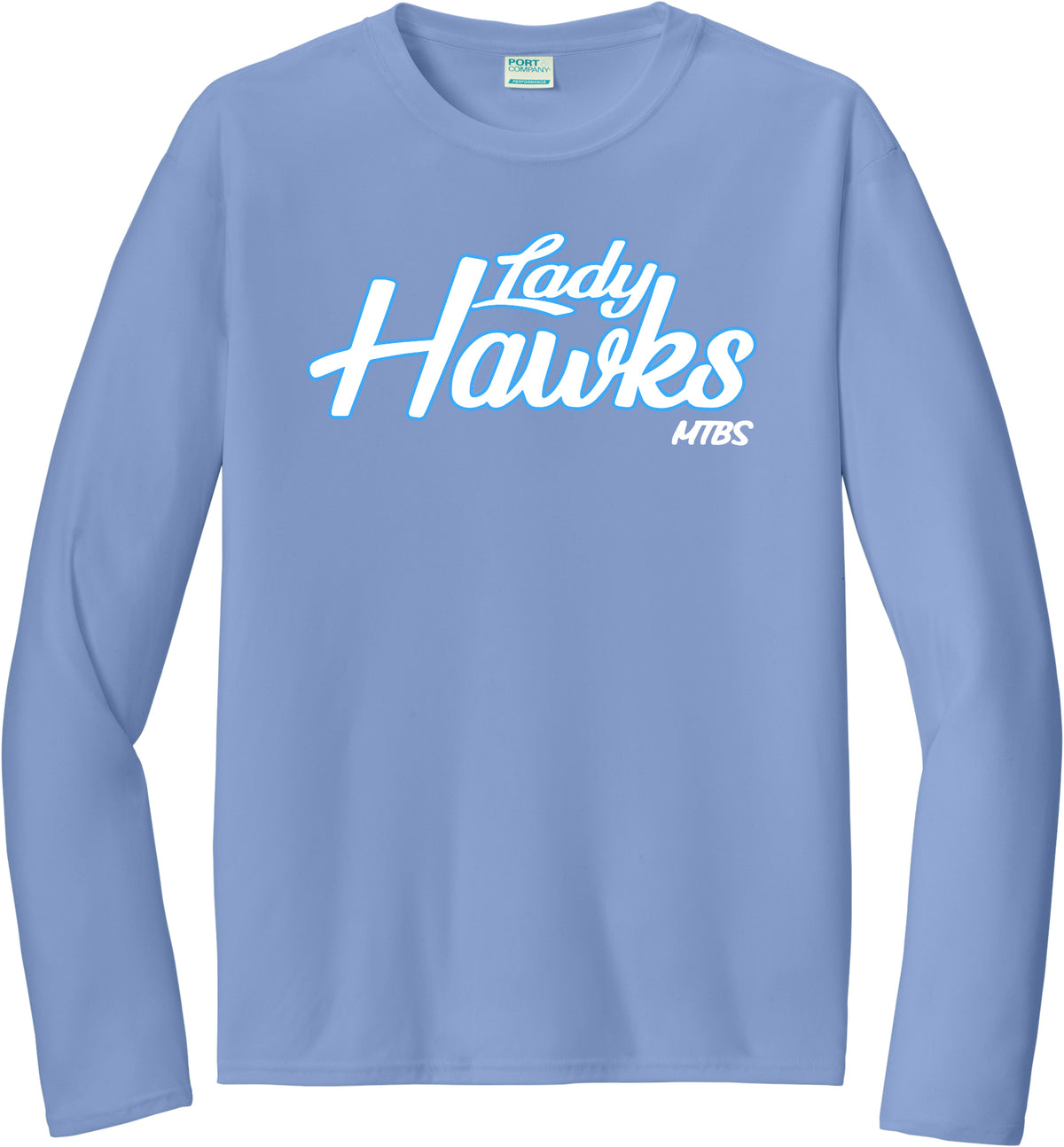 LADY HAWKS LOGO L/S DRI-FIT TEE