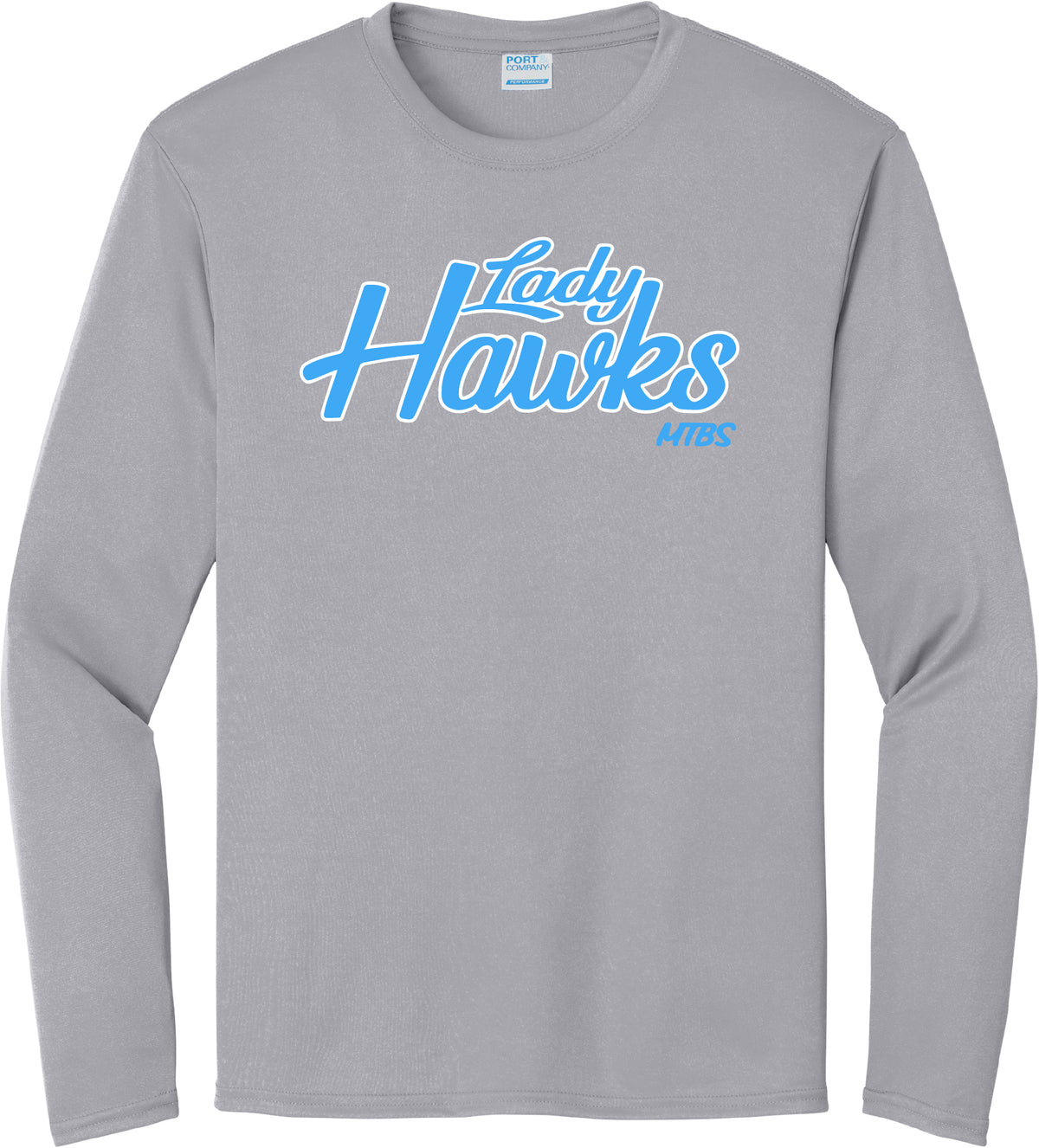 LADY HAWKS LOGO L/S DRI-FIT TEE
