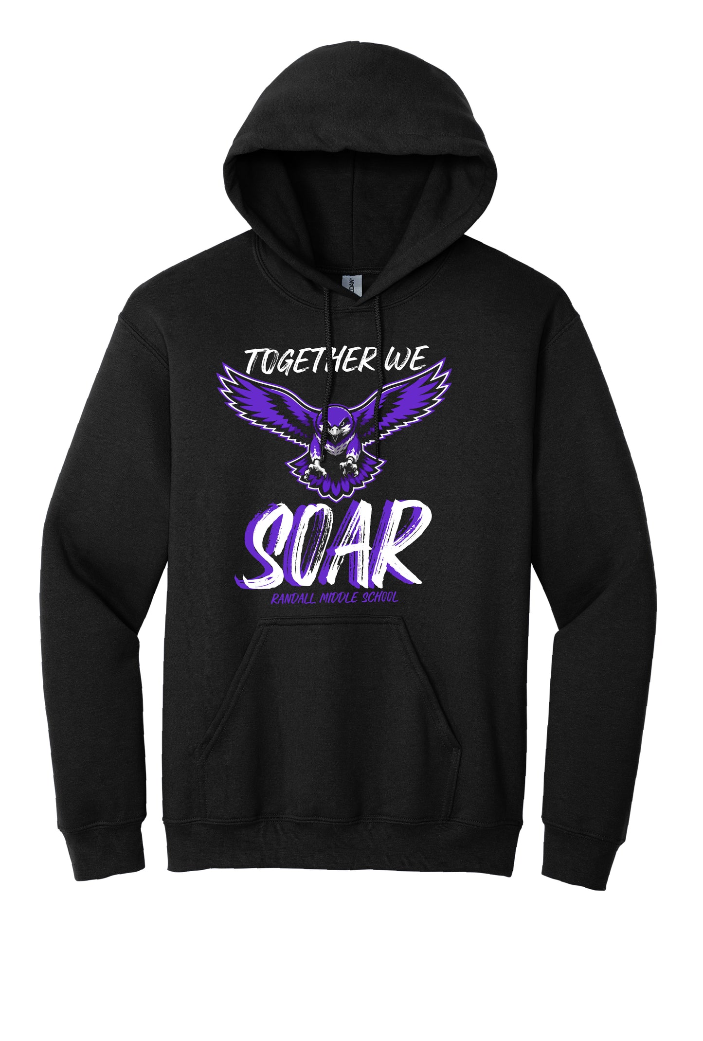 RANDALL "TOGETHER WE SOAR" COTTON BLEND HOODIE (LOGO #1)