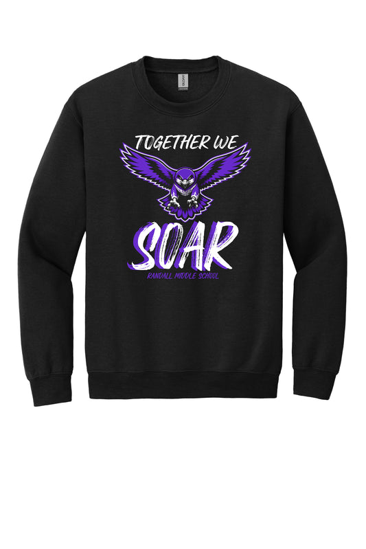 RANDALL "TOGETHER WE SOAR" COTTON BLEND CREWNECK SWEATSHIRT (LOGO #1)