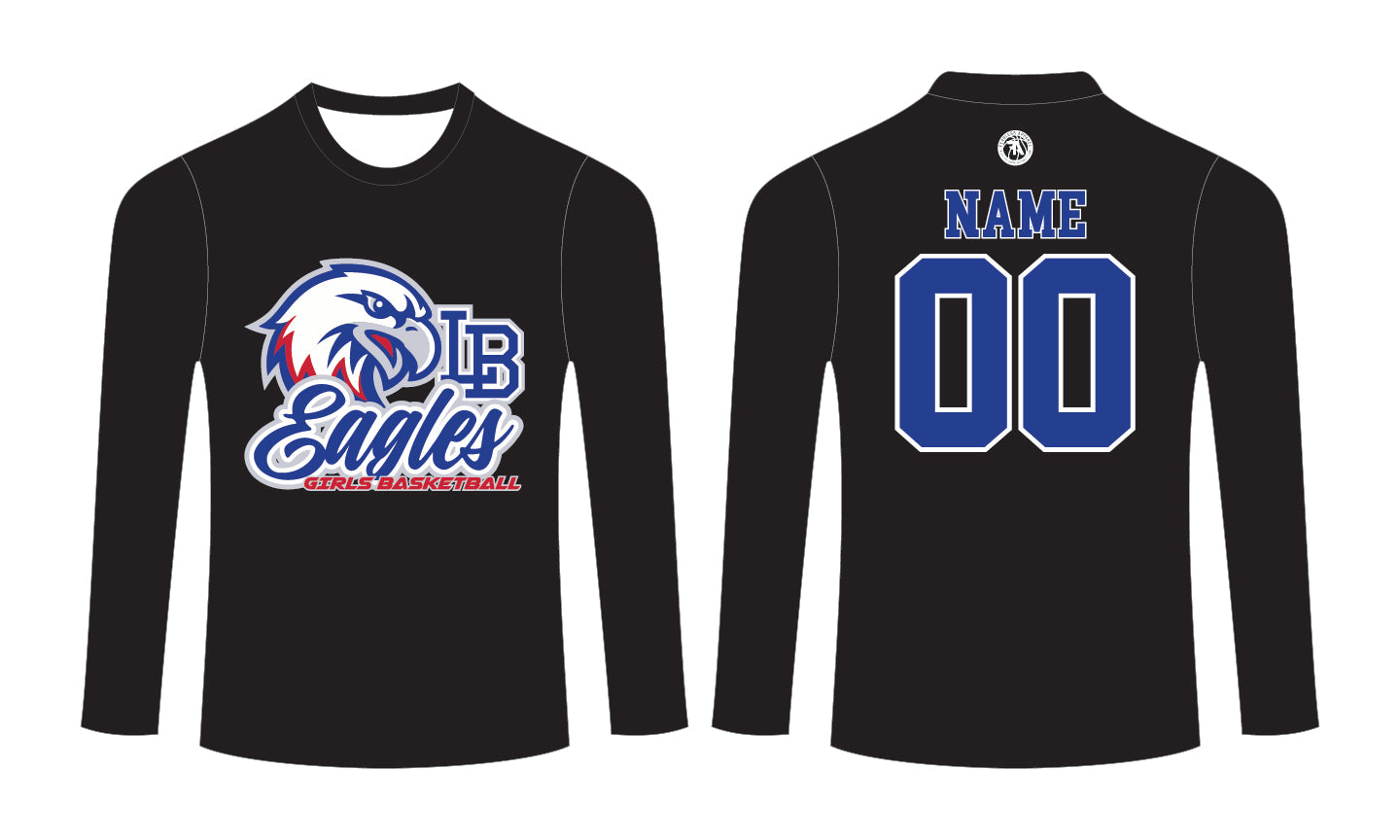LB EAGLES CUSTOM SUBLIMATION L/S TEE