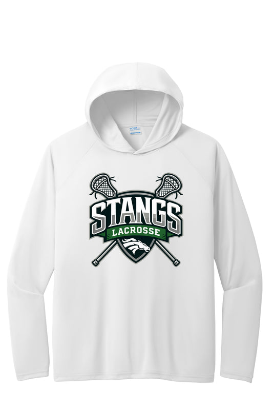 STANGS LACROSSE L/S DRI-FIT HOODIE TEE