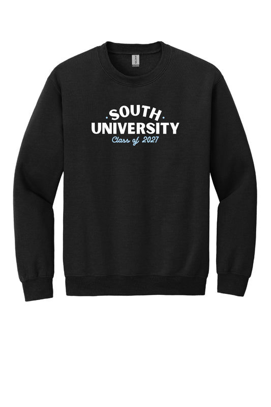 "SOUTH UNIVERSITY CLASS OF 2026" CREWNECK COTTON BLEND SWEATSHIRT