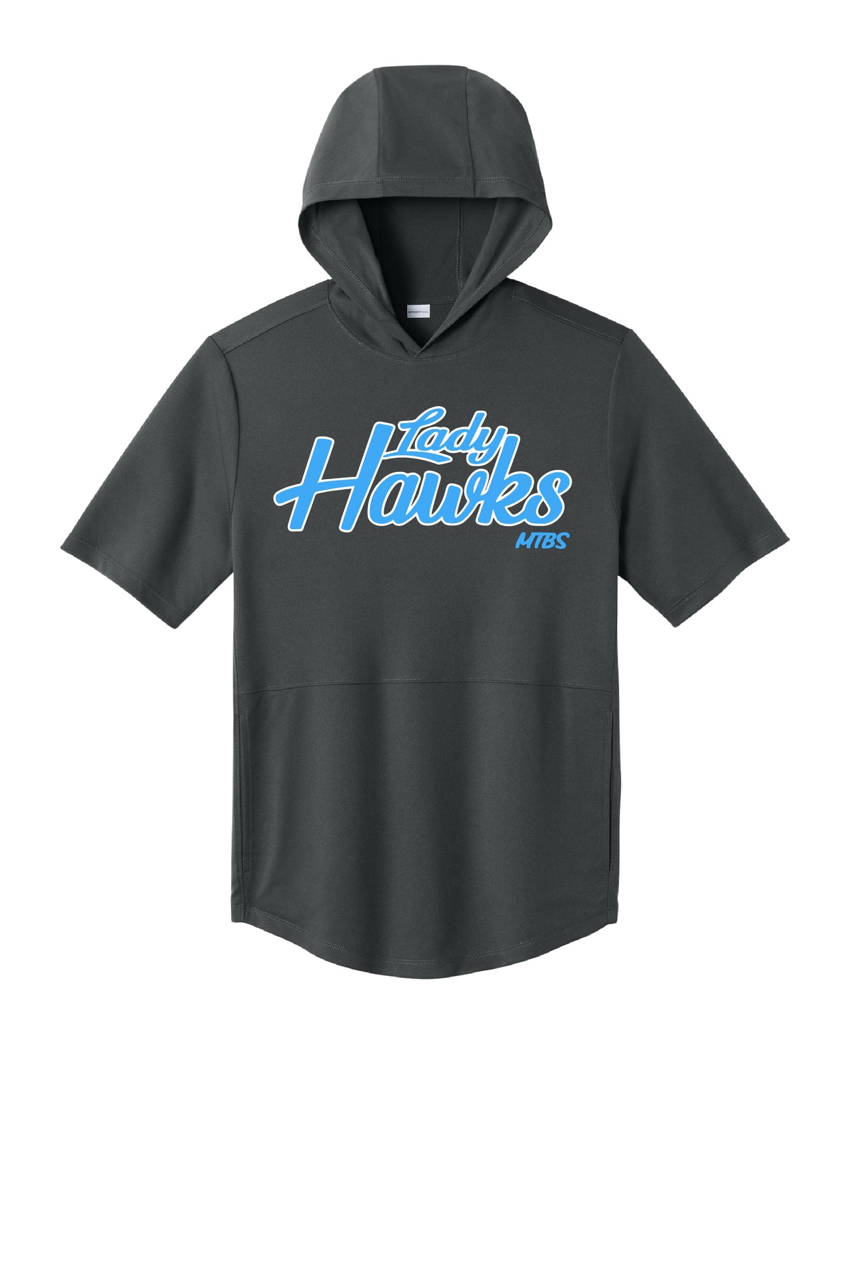 LADY HAWKS S/S DRI-FIT HOODIE TEE