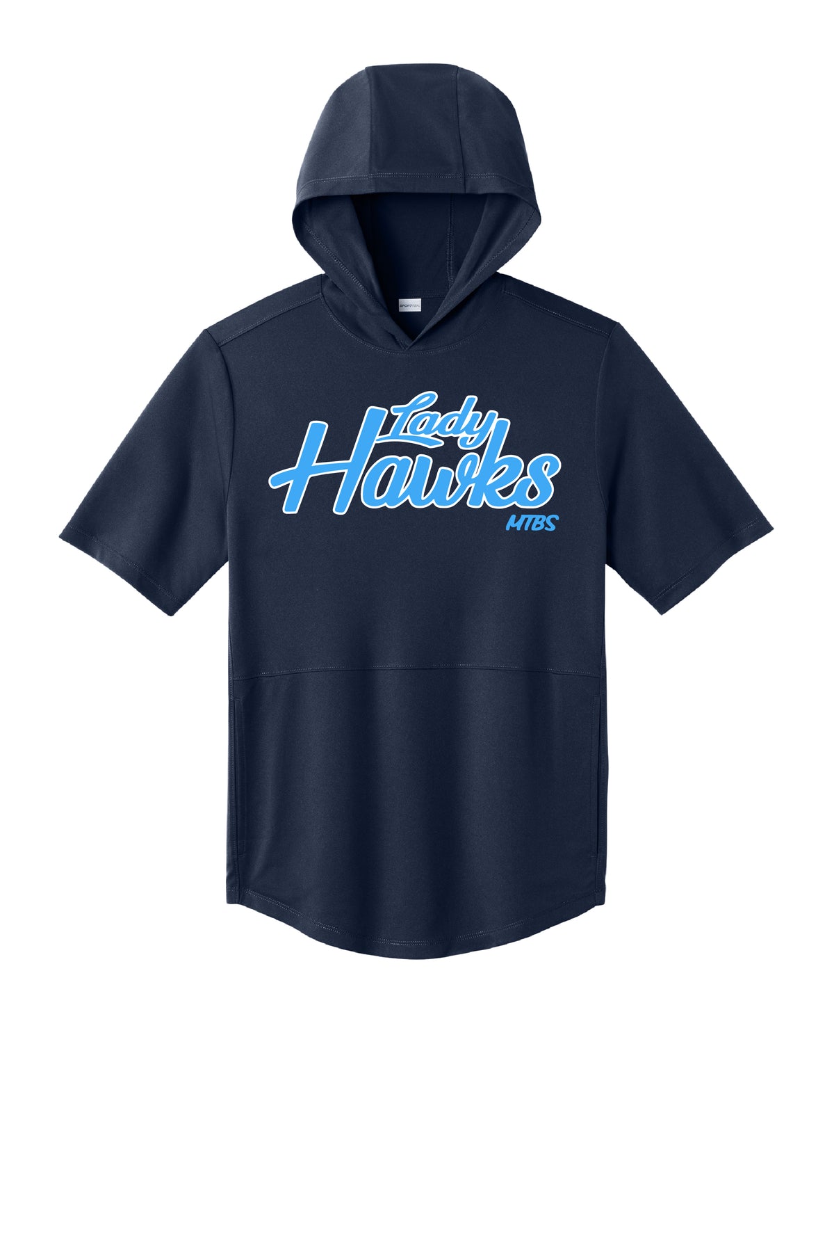 LADY HAWKS S/S DRI-FIT HOODIE TEE
