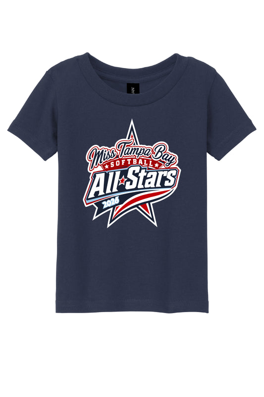 MTBS SOFTBALL 2026 ALL-STARS COTTON BLEND TEE (TODDLER)