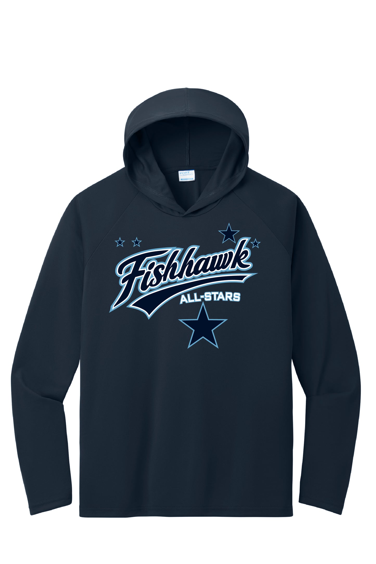 FISHHAWK BASEBALL 2026 ALL-STARS L/S DRI-FIT HOODIE TEE
