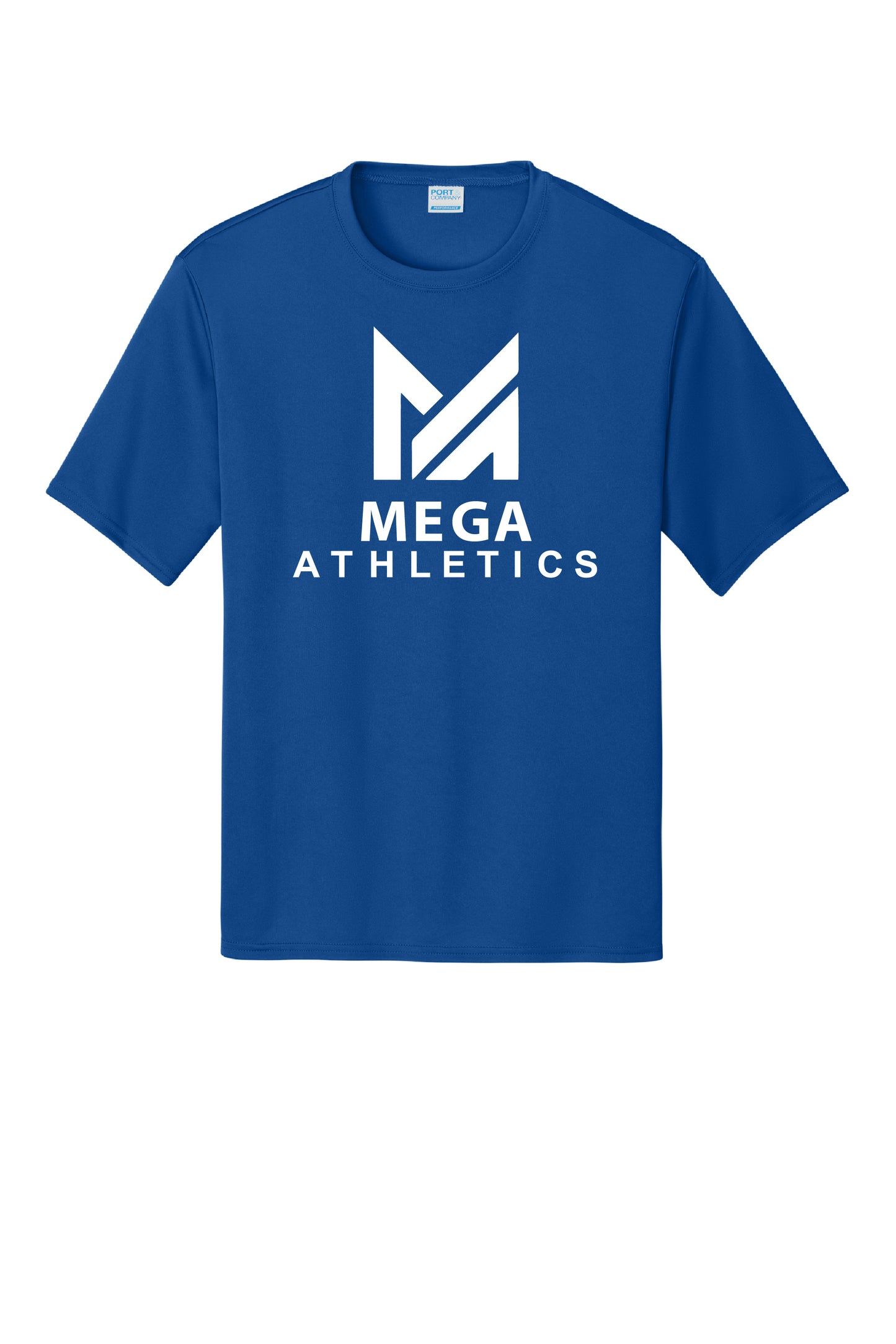 MEGA ATHLETICS S/S DRIFIT TEE (ROYAL BLUE)