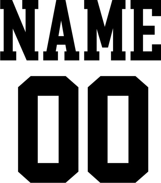 CUSTOM NAME/NUMBER