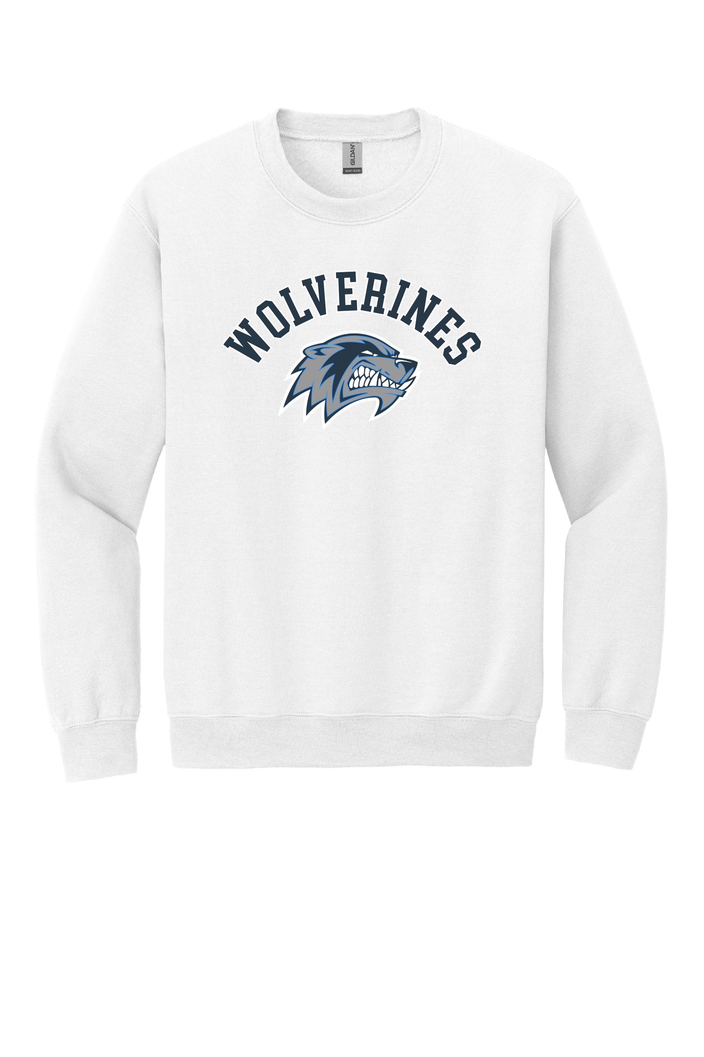 WOLVERINES LOGO COTTON BLEND CREWNECK