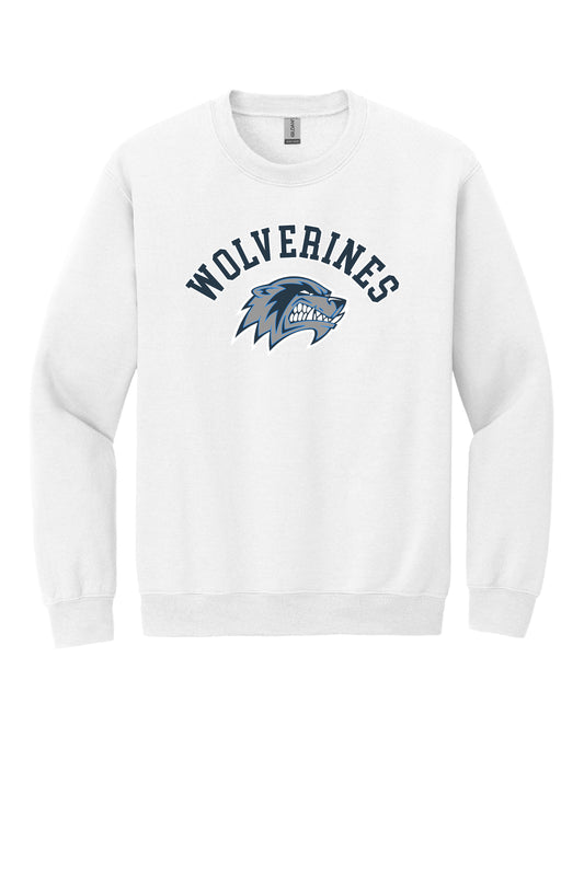 WOLVERINES LOGO COTTON BLEND CREWNECK