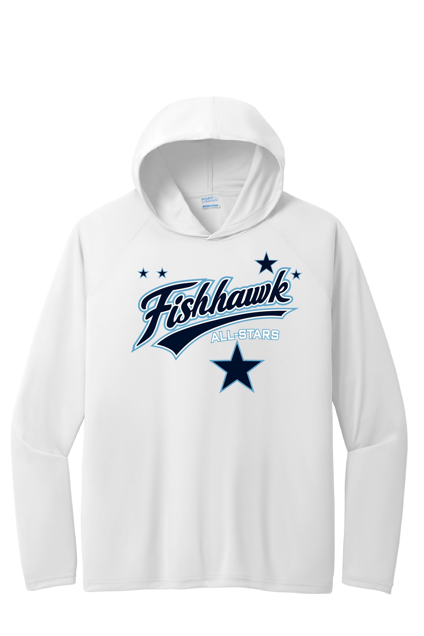 FISHHAWK BASEBALL 2026 ALL-STARS L/S DRI-FIT HOODIE TEE