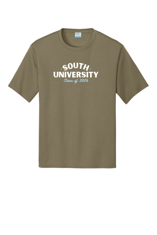 "SOUTH UNIVERSITY CLASS OF 2026" DRI-FIT TEE