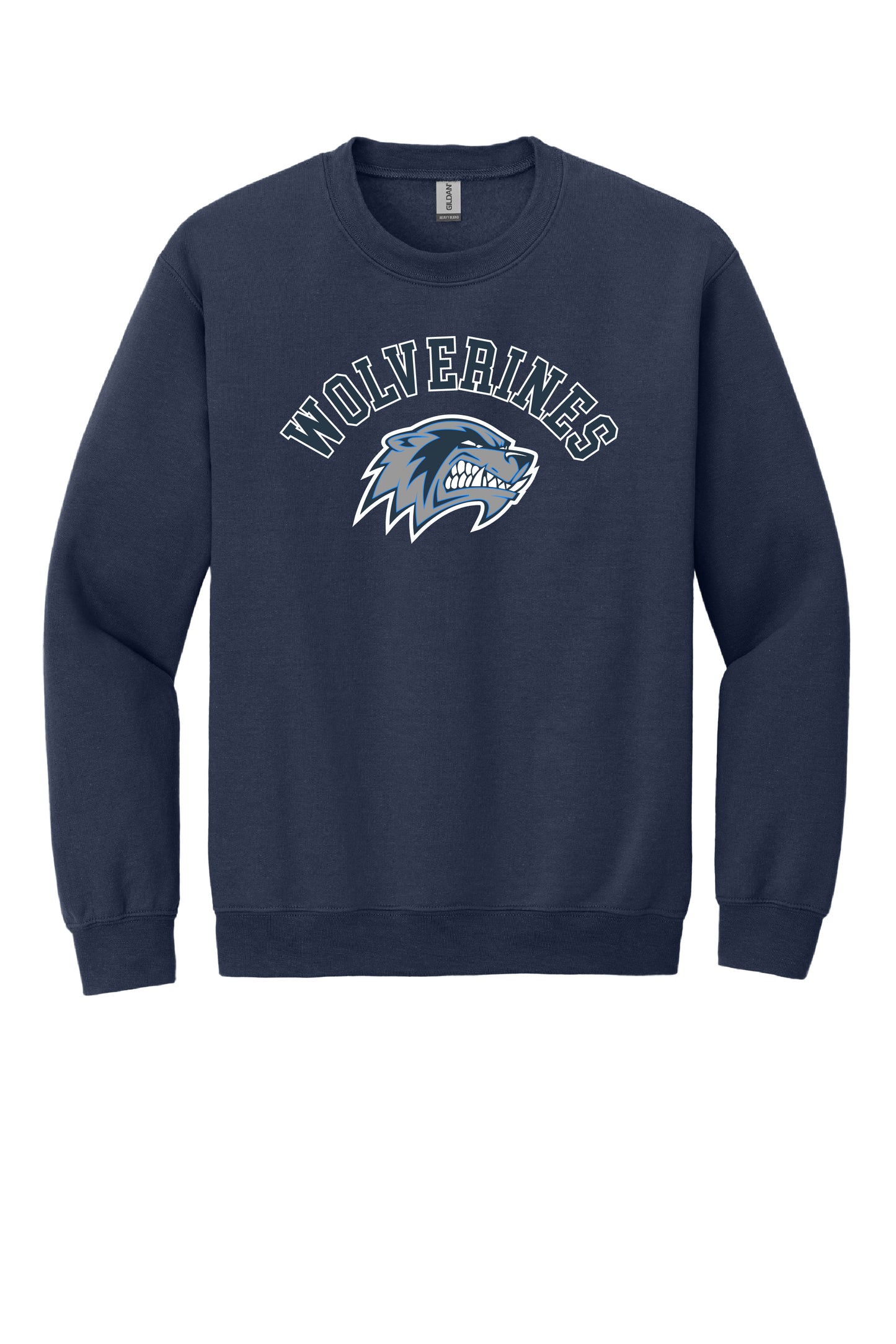 WOLVERINES LOGO COTTON BLEND CREWNECK