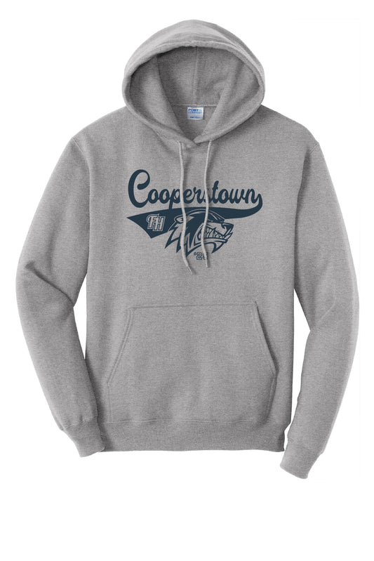 2025 FISHHAWK COOPERSTOWN COTTON BLEND HOODIE (GREY)