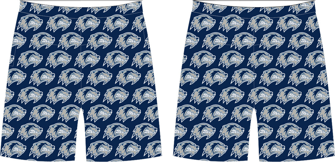 WOLVERINES CUSTOM SUBLIMATION POCKETED SHORTS (ORIGINAL LOGO)