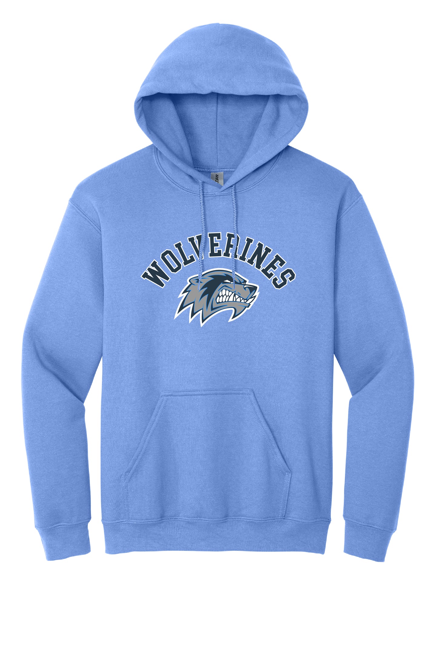 WOLVERINES LOGO COTTON BLEND HOODIE