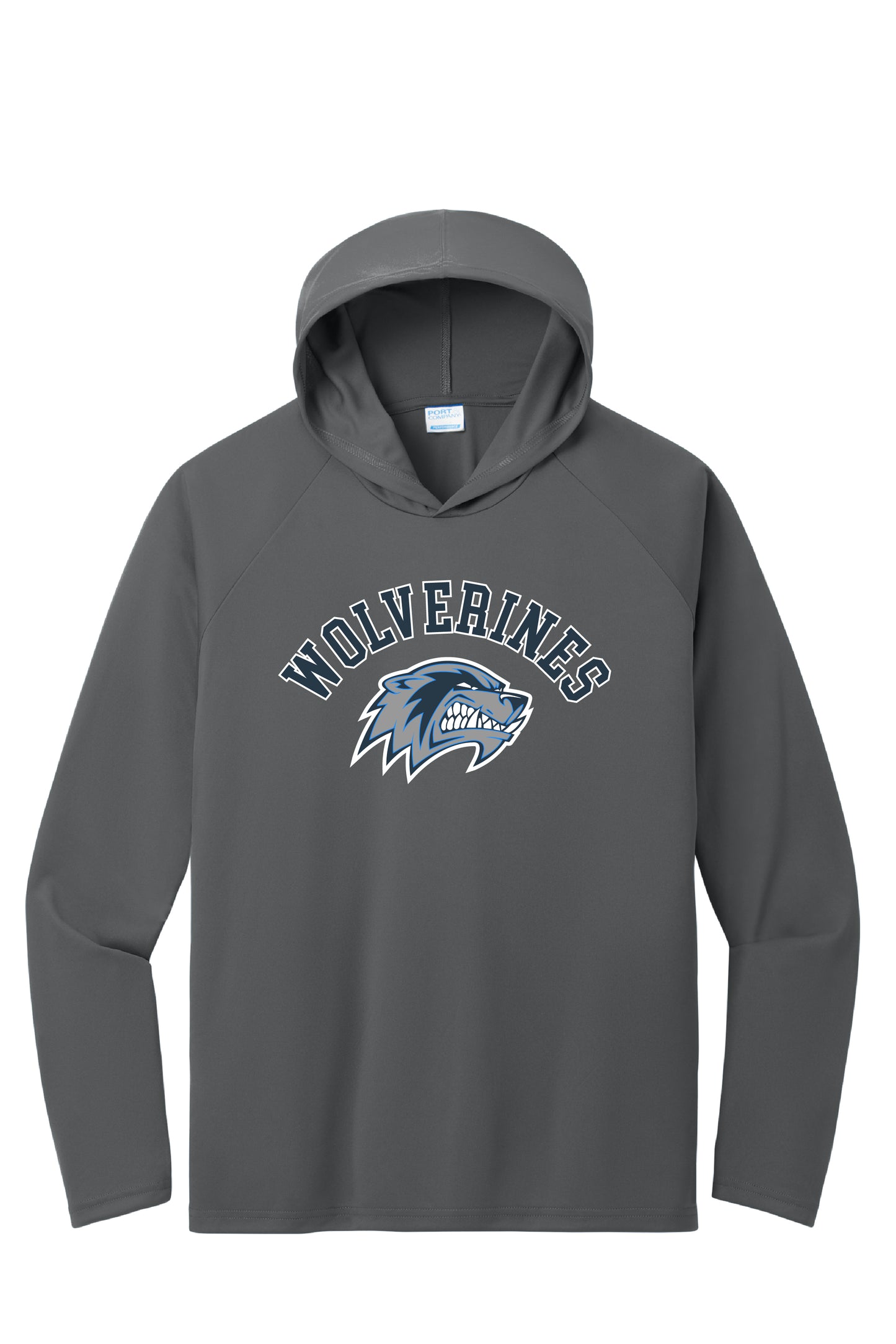 WOLVERINES LOGO L/S DRI-FIT HOODIE TEE