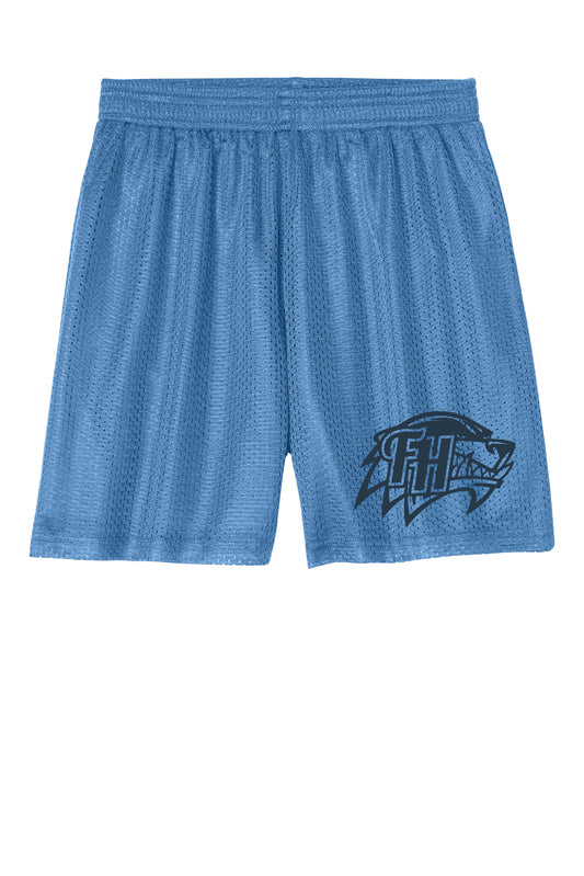 UNISEX FISHHAWK FH WOLVERINE LOGO MESH SHORTS (CAROLINA)