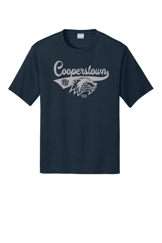 2025 FISHHAWK COOPERSTOWN DRI-FIT TEE (NAVY)