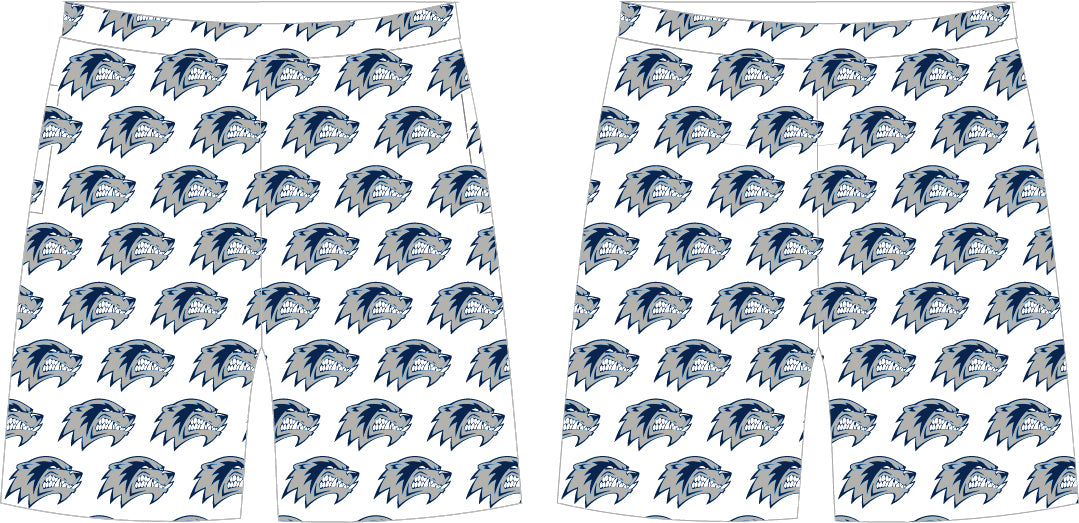 WOLVERINES CUSTOM SUBLIMATION POCKETED SHORTS (ORIGINAL LOGO)