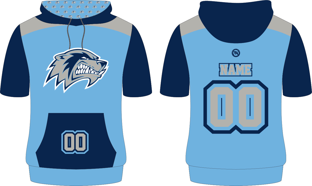 WOLVERINES CUSTOM SUBLIMATION S/S HOODED SWEATSHIRT