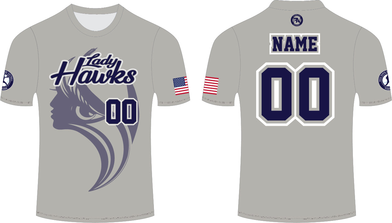 LADY HAWKS CUSTOM SUBLIMATION S/S TEE