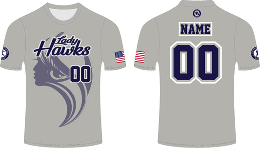 LADY HAWKS CUSTOM SUBLIMATION S/S TEE