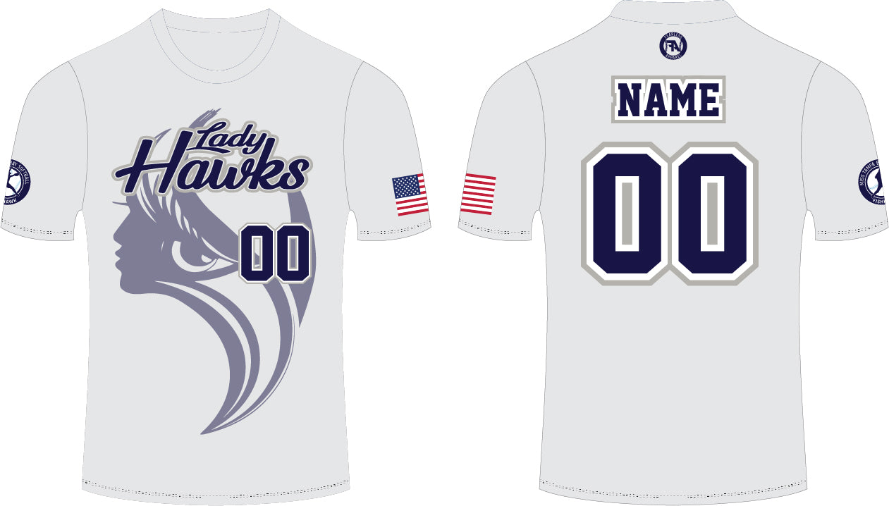 LADY HAWKS CUSTOM SUBLIMATION S/S TEE