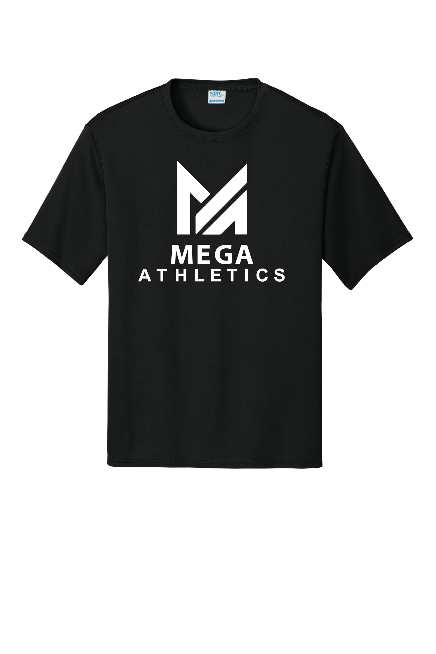 MEGA ATHLETICS S/S DRIFIT TEE (BLACK)