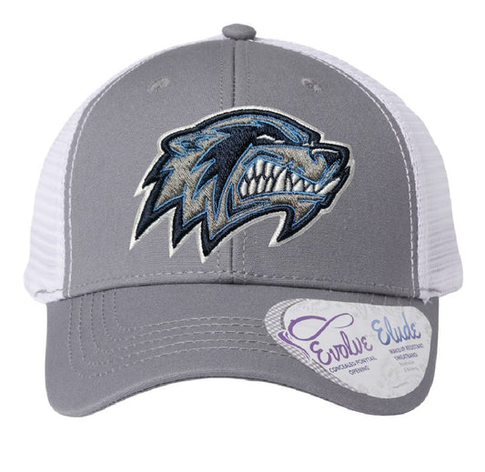 FISHHAWK WOLVERINES TRUCKER SNAPBACK CAP (WOMENS)